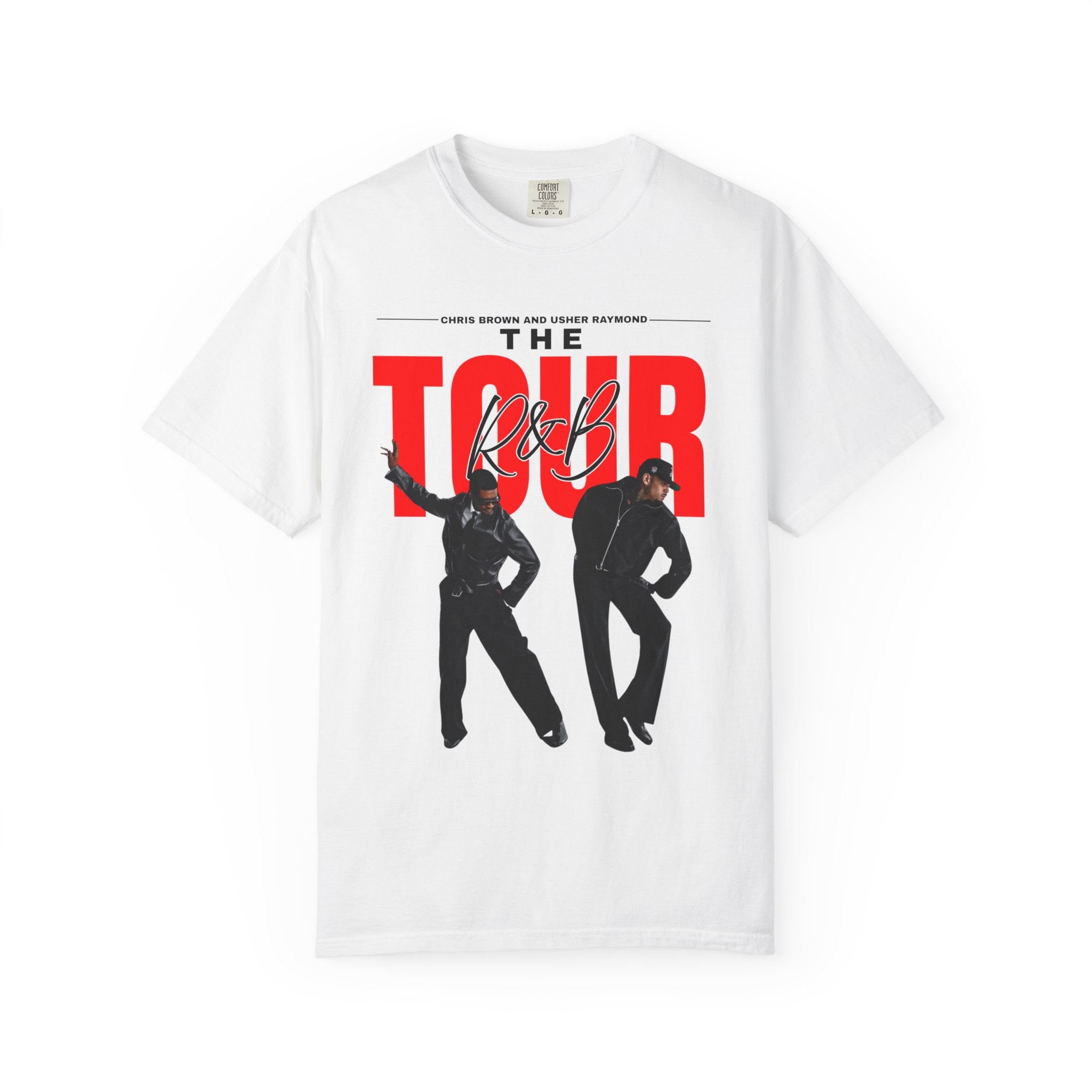 R&B Tour Fan Shirt, Concert Tee, Front and Back Graphic T-Shirt, Unisex Music Fan Tee, Concert Outfit, Gift for R and B Lovers