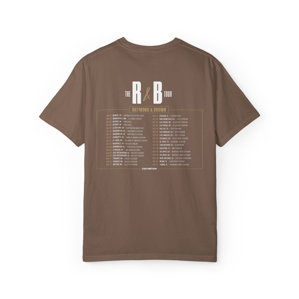 The R&B Tour Fan Shirt, Concert Tee, Front and Back Graphic T-Shirt, Unisex Music Fan Tee, Concert Outfit, Chris Brown, Usher Raymond tee