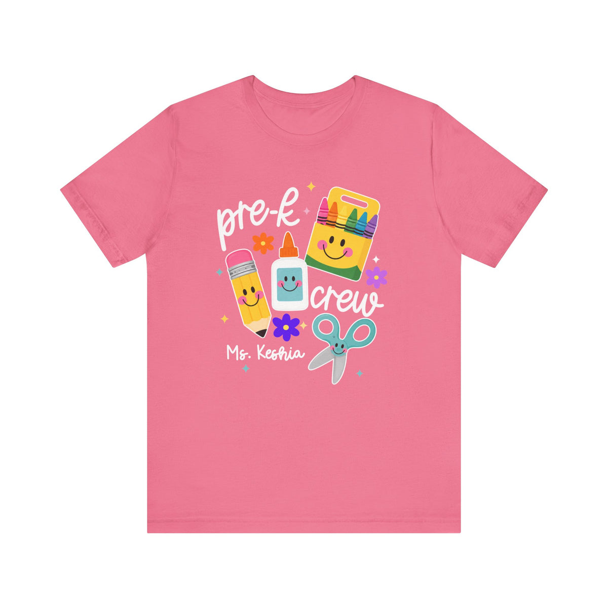 Personalized Pre-K Crew Teacher Shirt | Custom Teacher Name Tee