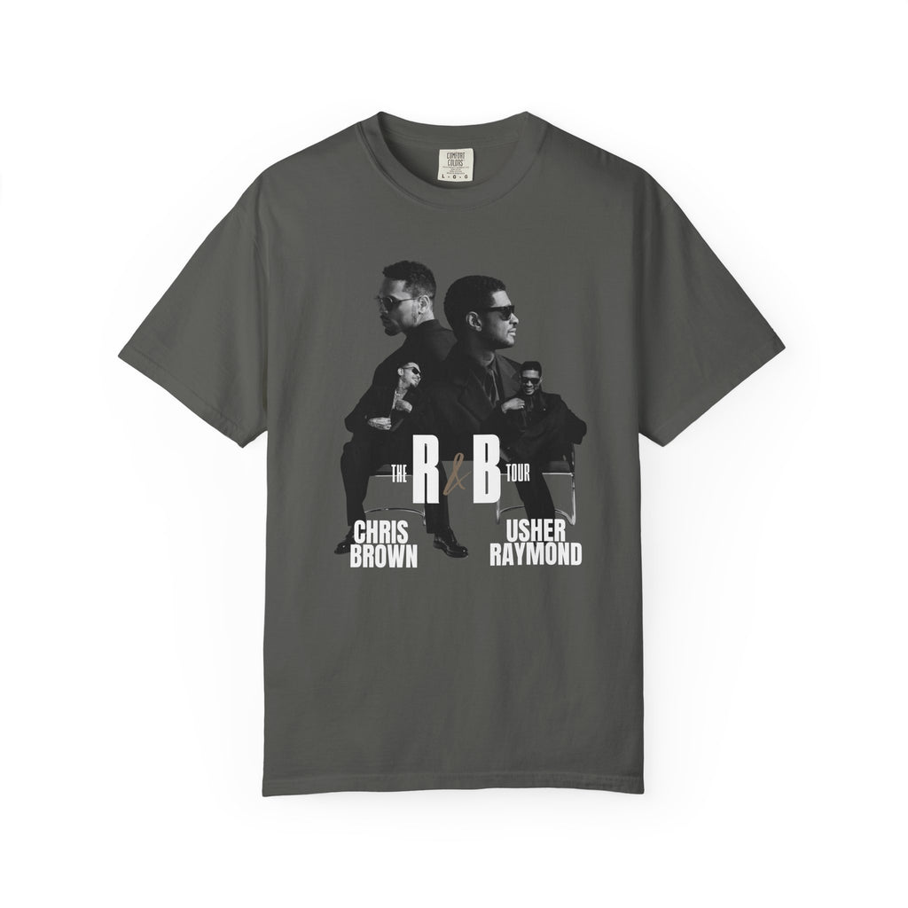 The R&B Tour Fan Shirt, Concert Tee, Front and Back Graphic T-Shirt, Unisex Music Fan Tee, Concert Outfit, Chris Brown, Usher Raymond tee