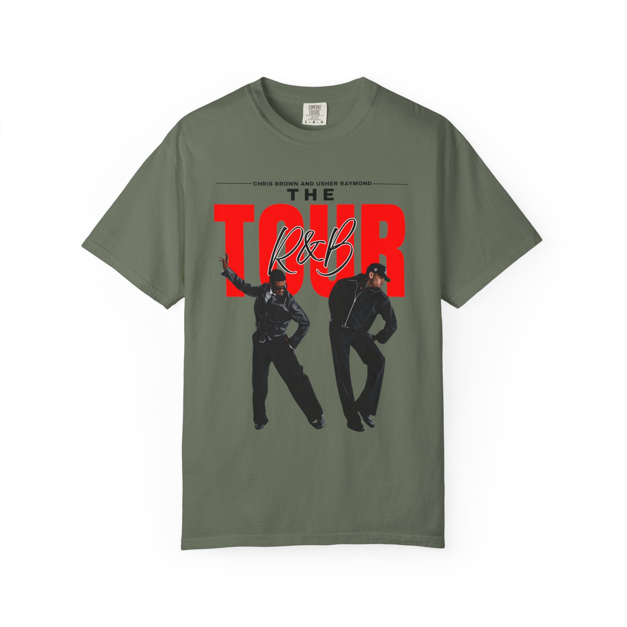 R&B Tour Fan Shirt, Concert Tee, Front and Back Graphic T-Shirt, Unisex Music Fan Tee, Concert Outfit, Gift for R and B Lovers