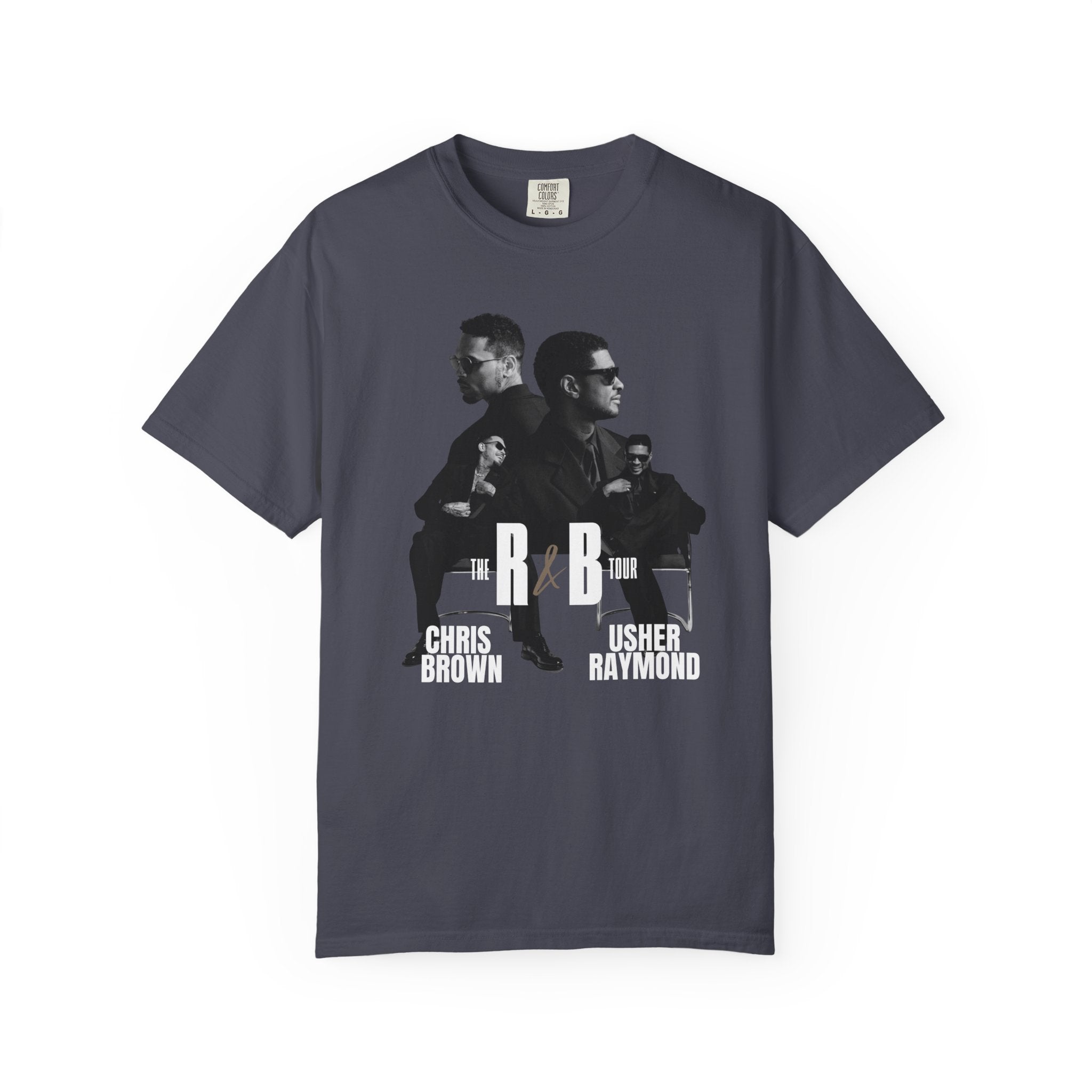 The R&B Tour Fan Shirt, Concert Tee, Front and Back Graphic T-Shirt, Unisex Music Fan Tee, Concert Outfit, Chris Brown, Usher Raymond tee