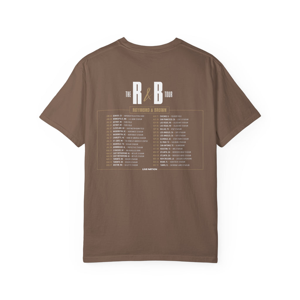 The R&B Tour Fan Shirt, Concert Tee, Front and Back Graphic T-Shirt, Unisex Music Fan Tee, Concert Outfit, Chris Brown, Usher Raymond tee