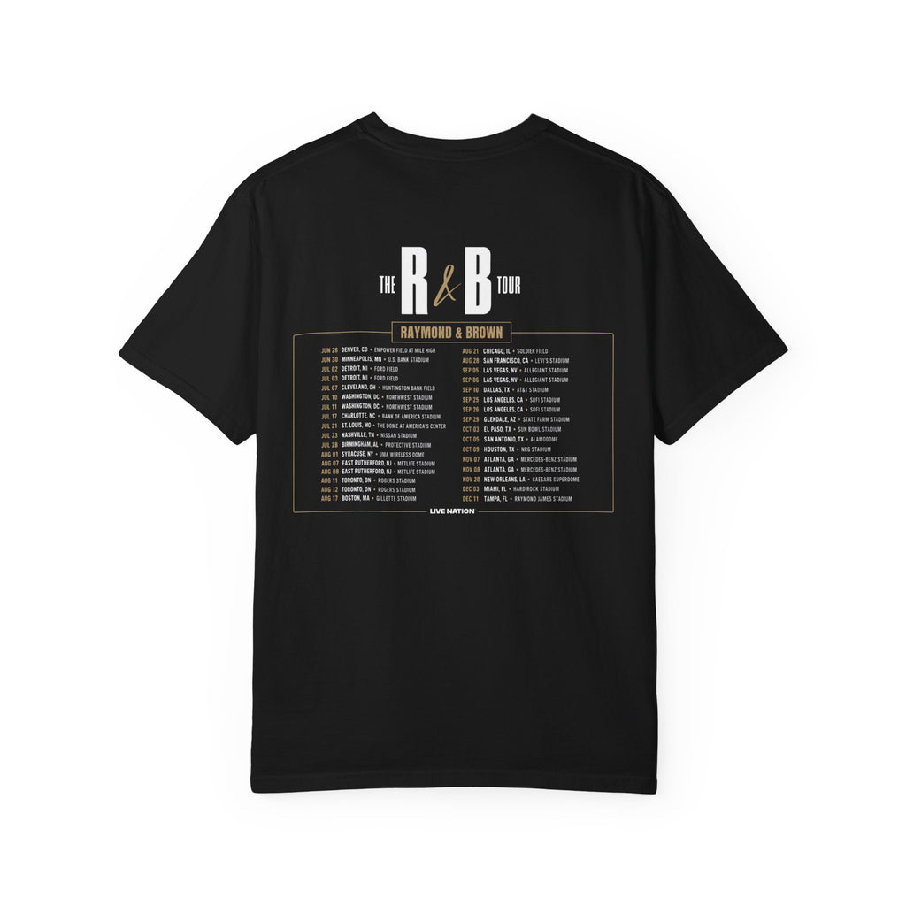 The R&B Tour Fan Shirt, Concert Tee, Front and Back Graphic T-Shirt, Unisex Music Fan Tee, Concert Outfit, Chris Brown, Usher Raymond tee