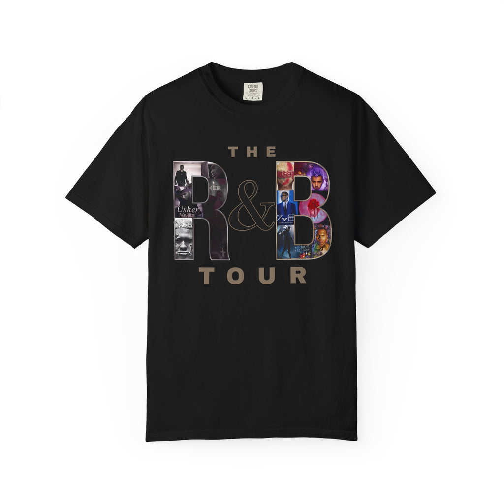 The R&B Tour Fan Shirt, Concert Tee, Front and Back Graphic T-Shirt, Unisex Music Fan Tee, Concert Outfit, Gift for R and B Lovers