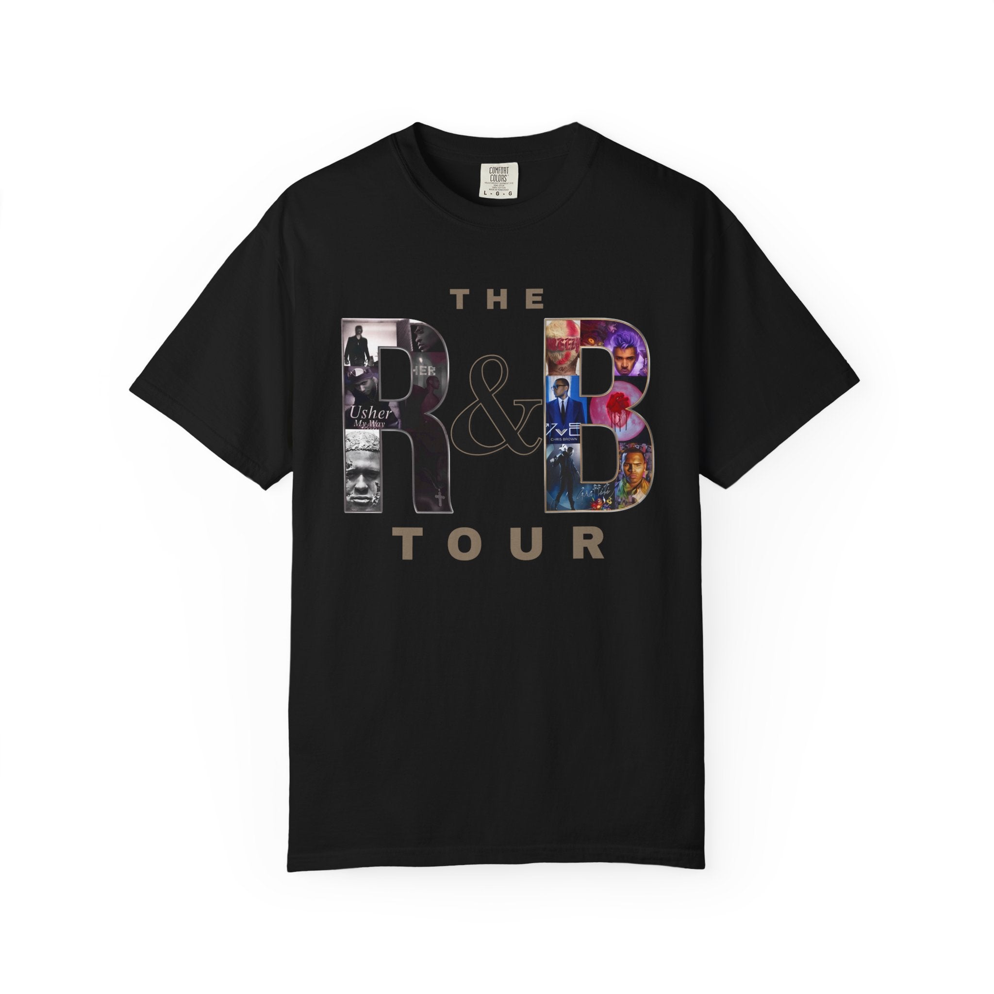 The R&B Tour Fan Shirt, Concert Tee, Front and Back Graphic T-Shirt, Unisex Music Fan Tee, Concert Outfit, Gift for R and B Lovers