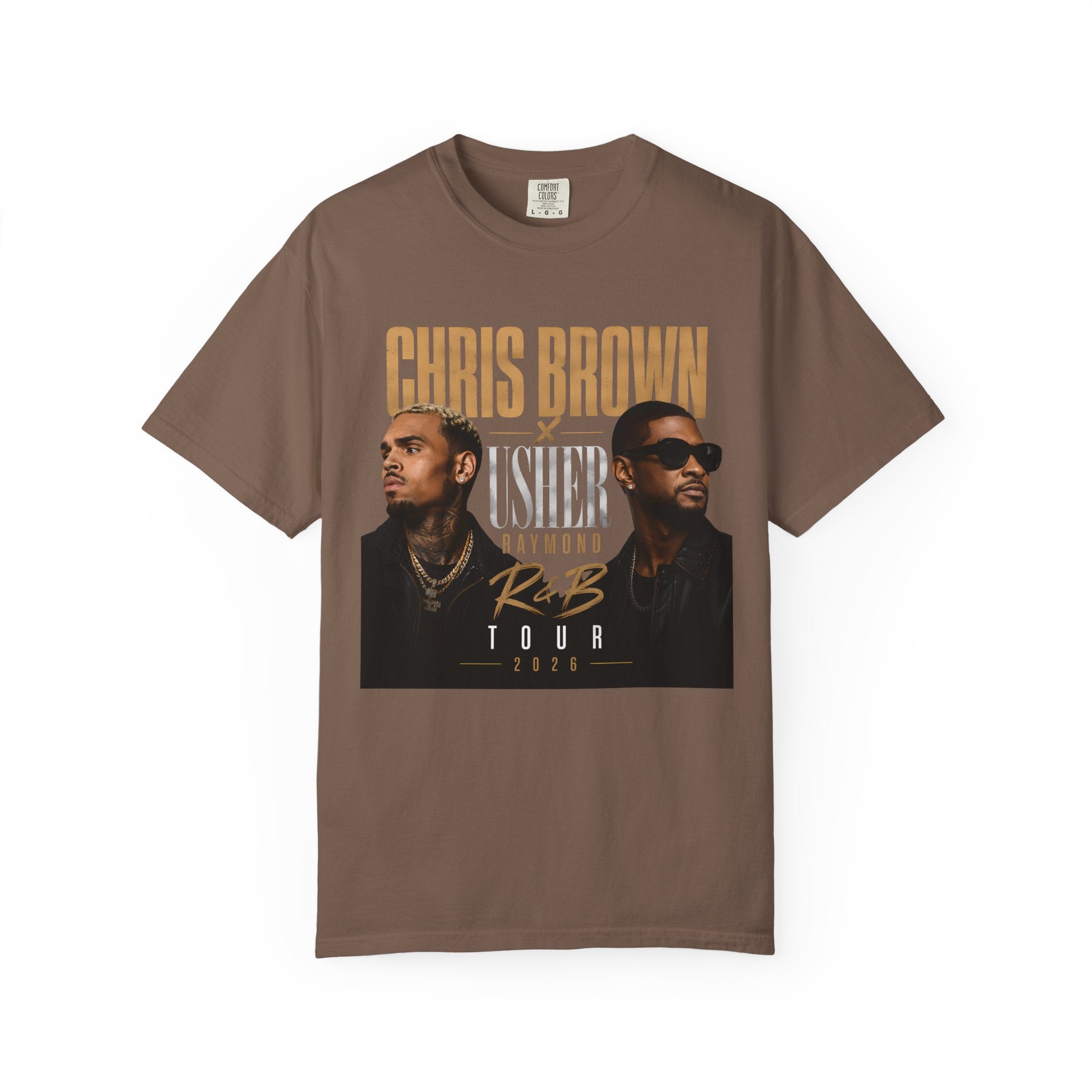 The R&B Tour comfort colors Fan Shirt, Concert Tee, Front and Back Graphic T-Shirt, Unisex Music Fan Tee, Concert Outfit,