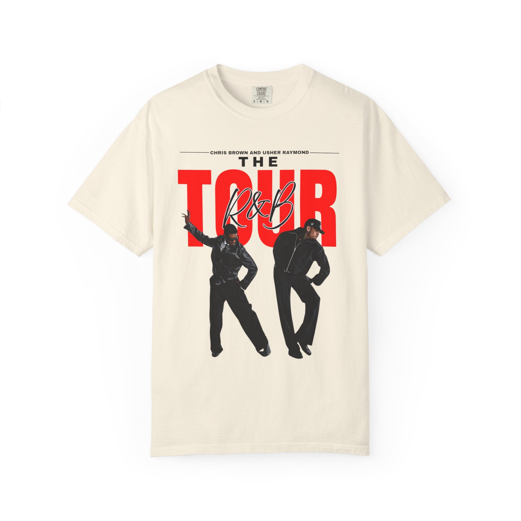 R&B Tour Fan Shirt, Concert Tee, Front and Back Graphic T-Shirt, Unisex Music Fan Tee, Concert Outfit, Gift for R and B Lovers