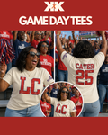 Personalized Game Day Comfort Colors® Shirt | Custom Player Name, Number or Initials | Sports Mom Spirit Tee