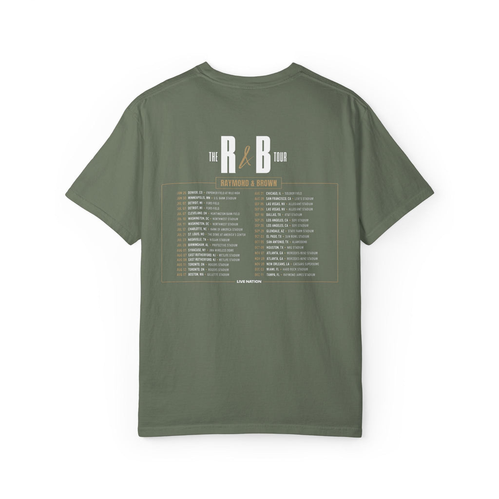 The R&B Tour Fan Shirt, Concert Tee, Front and Back Graphic T-Shirt, Unisex Music Fan Tee, Concert Outfit, Chris Brown, Usher Raymond tee