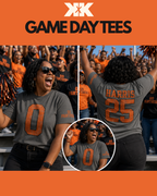Personalized Game Day Comfort Colors® Shirt | Custom Player Name, Number or Initials | Sports Mom Spirit Tee