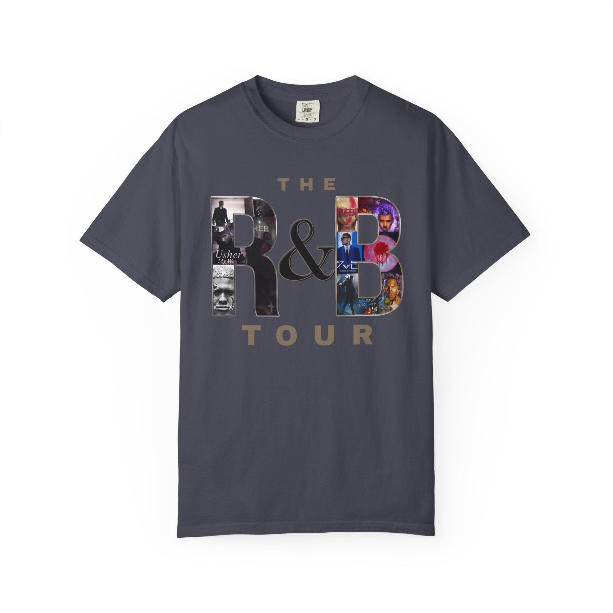 The R&B Tour Fan Shirt, Concert Tee, Front and Back Graphic T-Shirt, Unisex Music Fan Tee, Concert Outfit, Gift for R and B Lovers
