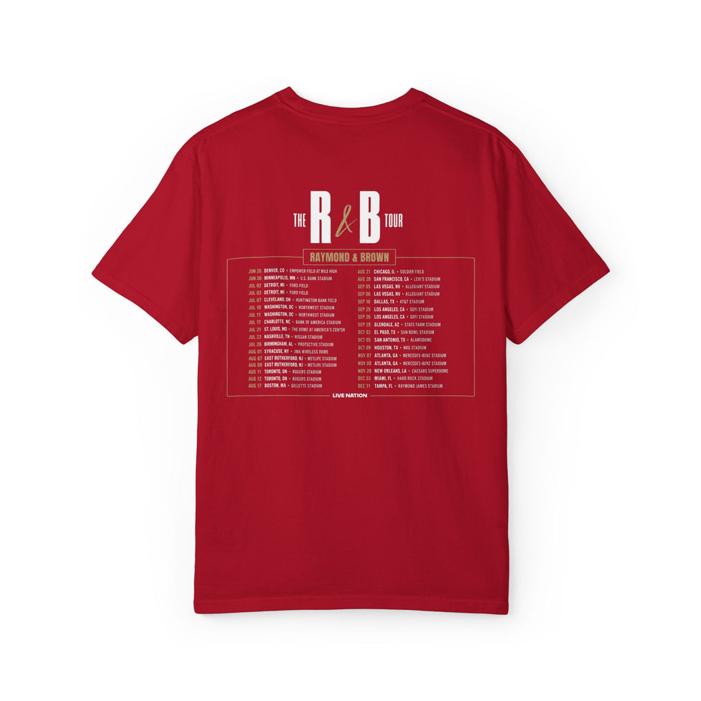 The R&B Tour Fan Shirt, Concert Tee, Front and Back Graphic T-Shirt, Unisex Music Fan Tee, Concert Outfit, Chris Brown, Usher Raymond tee
