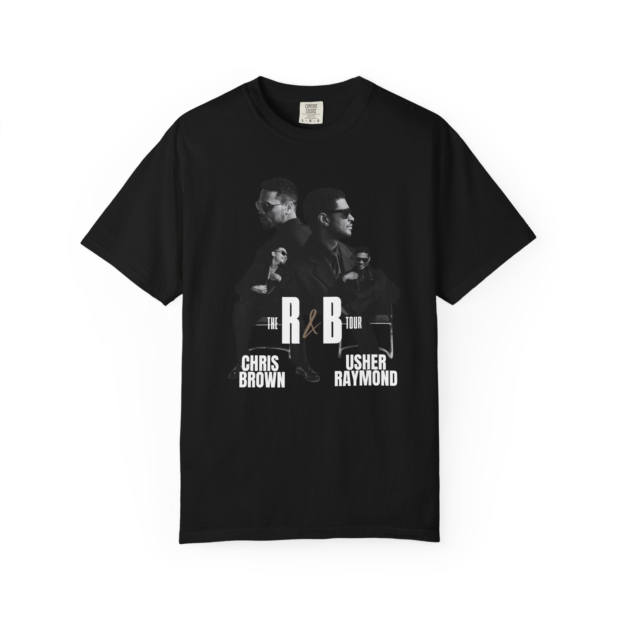 The R&B Tour Fan Shirt, Concert Tee, Front and Back Graphic T-Shirt, Unisex Music Fan Tee, Concert Outfit, Chris Brown, Usher Raymond tee
