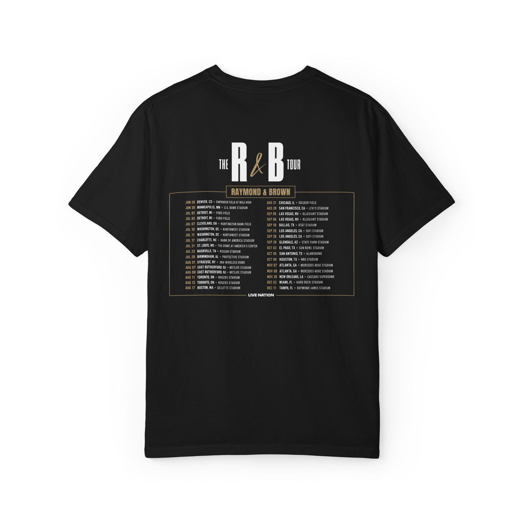 The R&B Tour Fan Shirt, Concert Tee, Front and Back Graphic T-Shirt, Unisex Music Fan Tee, Concert Outfit, Chris Brown, Usher Raymond tee