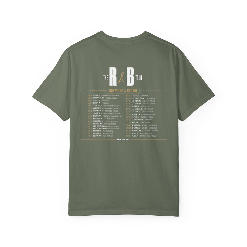 The R&B Tour Fan Shirt, Concert Tee, Front and Back Graphic T-Shirt, Unisex Music Fan Tee, Concert Outfit, Chris Brown, Usher Raymond tee