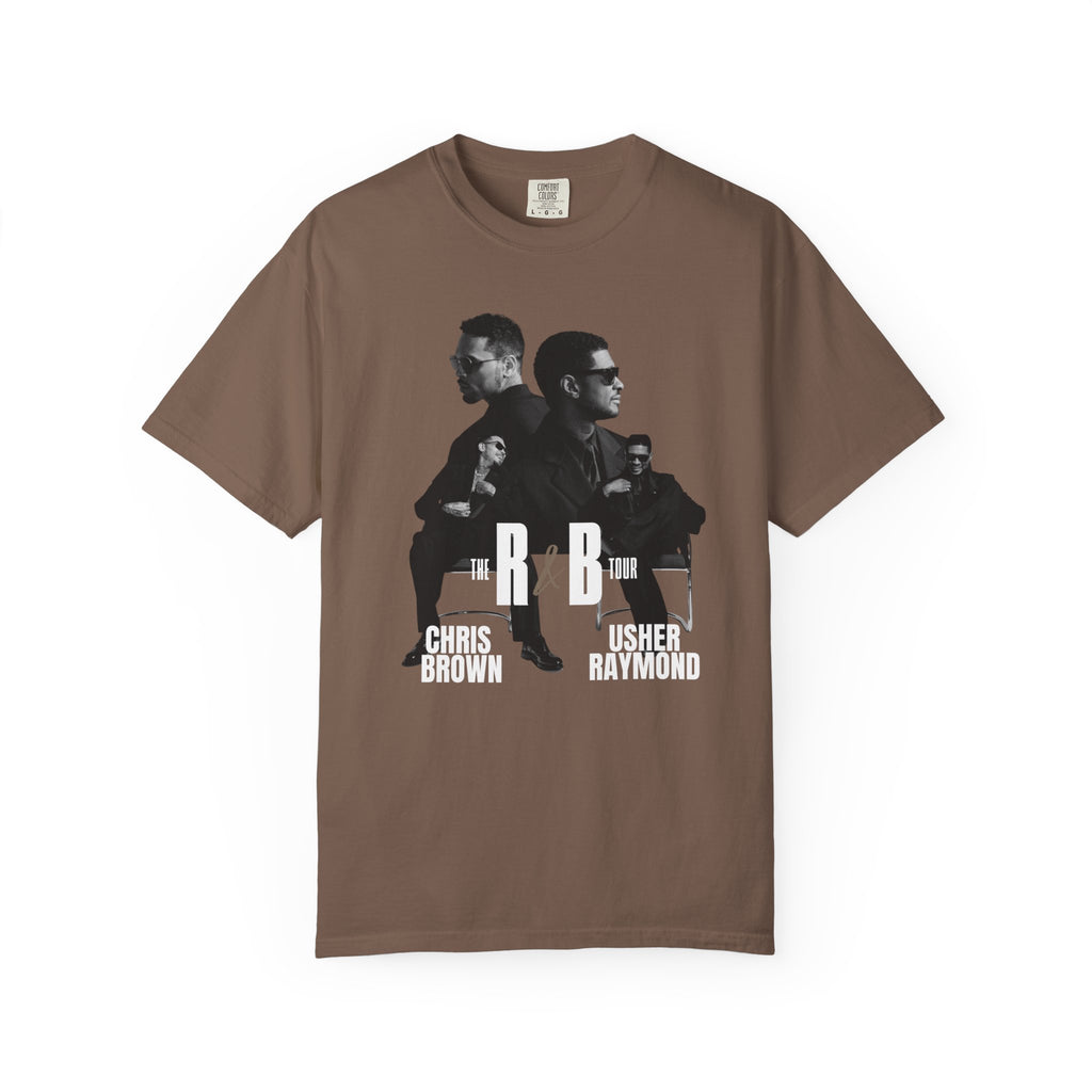 The R&B Tour Fan Shirt, Concert Tee, Front and Back Graphic T-Shirt, Unisex Music Fan Tee, Concert Outfit, Chris Brown, Usher Raymond tee