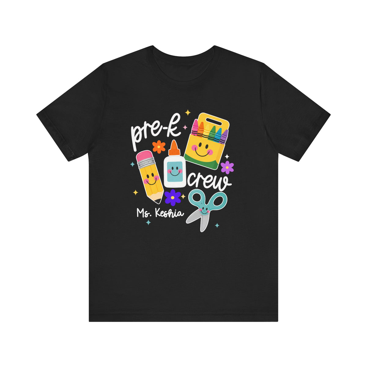 Personalized Pre-K Crew Teacher Shirt | Custom Teacher Name Tee