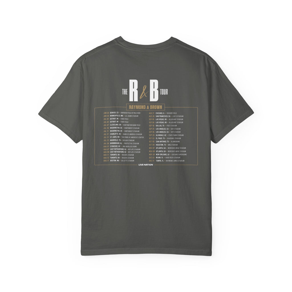 The R&B Tour Fan Shirt, Concert Tee, Front and Back Graphic T-Shirt, Unisex Music Fan Tee, Concert Outfit, Chris Brown, Usher Raymond tee