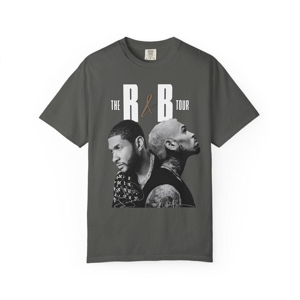 The R&B Tour Fan Shirt, Concert Tee, Front and Back Graphic T-Shirt, Unisex Music Fan Tee, Concert Outfit, Chris Brown, Usher Raymond tee