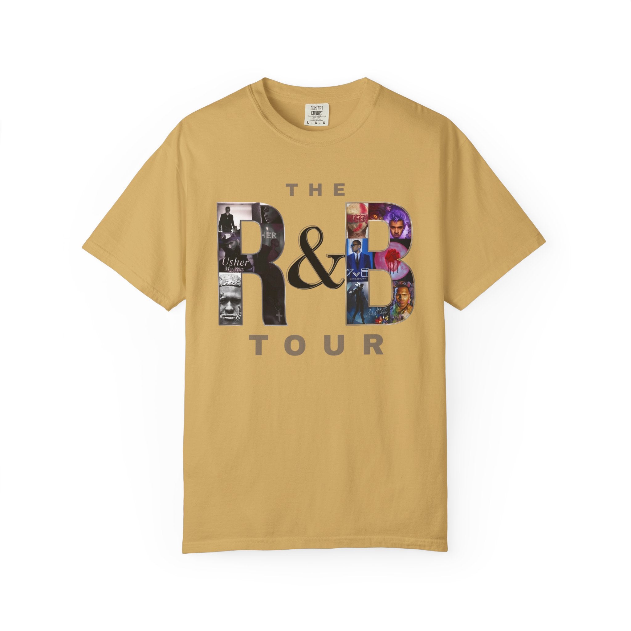 The R&B Tour Fan Shirt, Concert Tee, Front and Back Graphic T-Shirt, Unisex Music Fan Tee, Concert Outfit, Gift for R and B Lovers