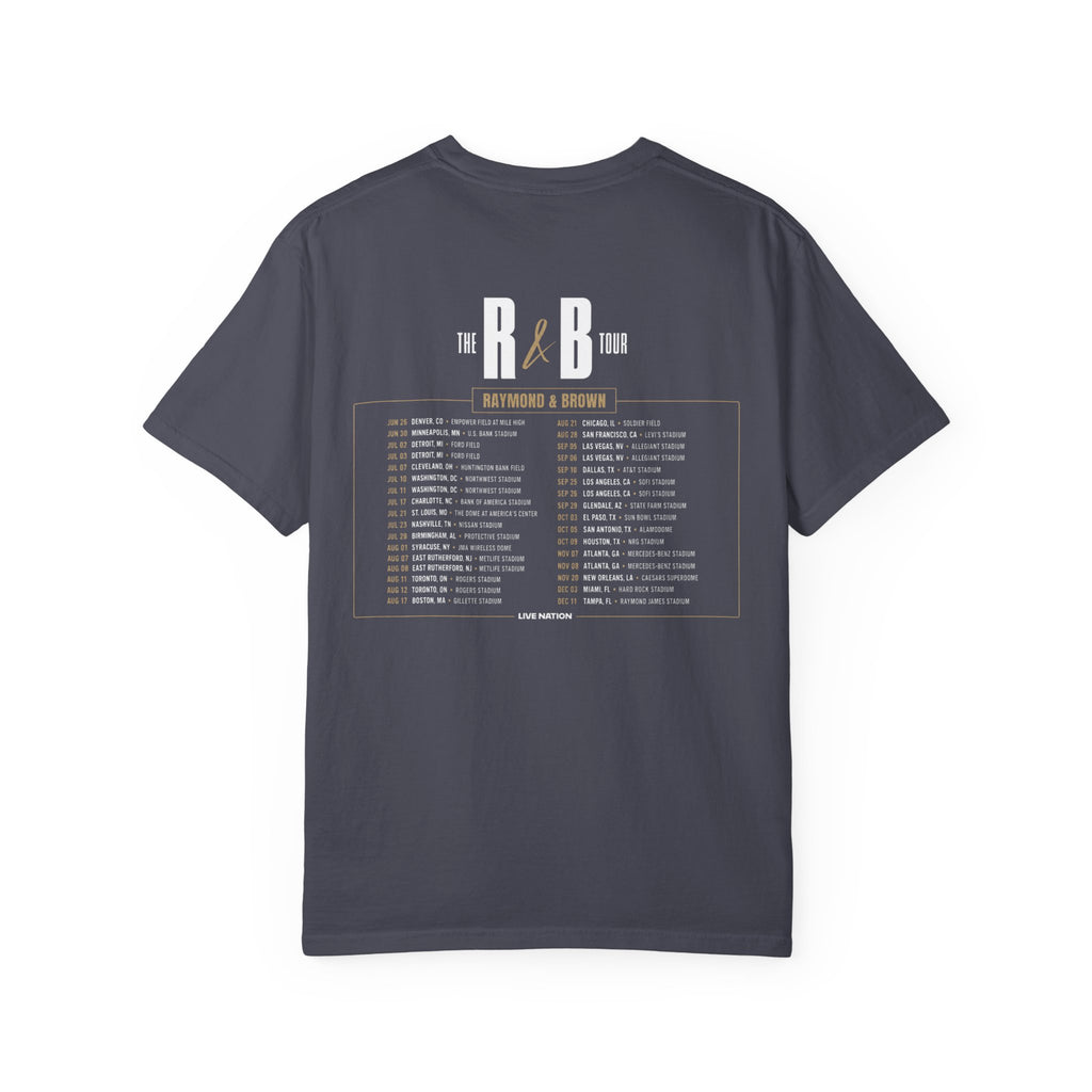 The R&B Tour Fan Shirt, Concert Tee, Front and Back Graphic T-Shirt, Unisex Music Fan Tee, Concert Outfit, Chris Brown, Usher Raymond tee