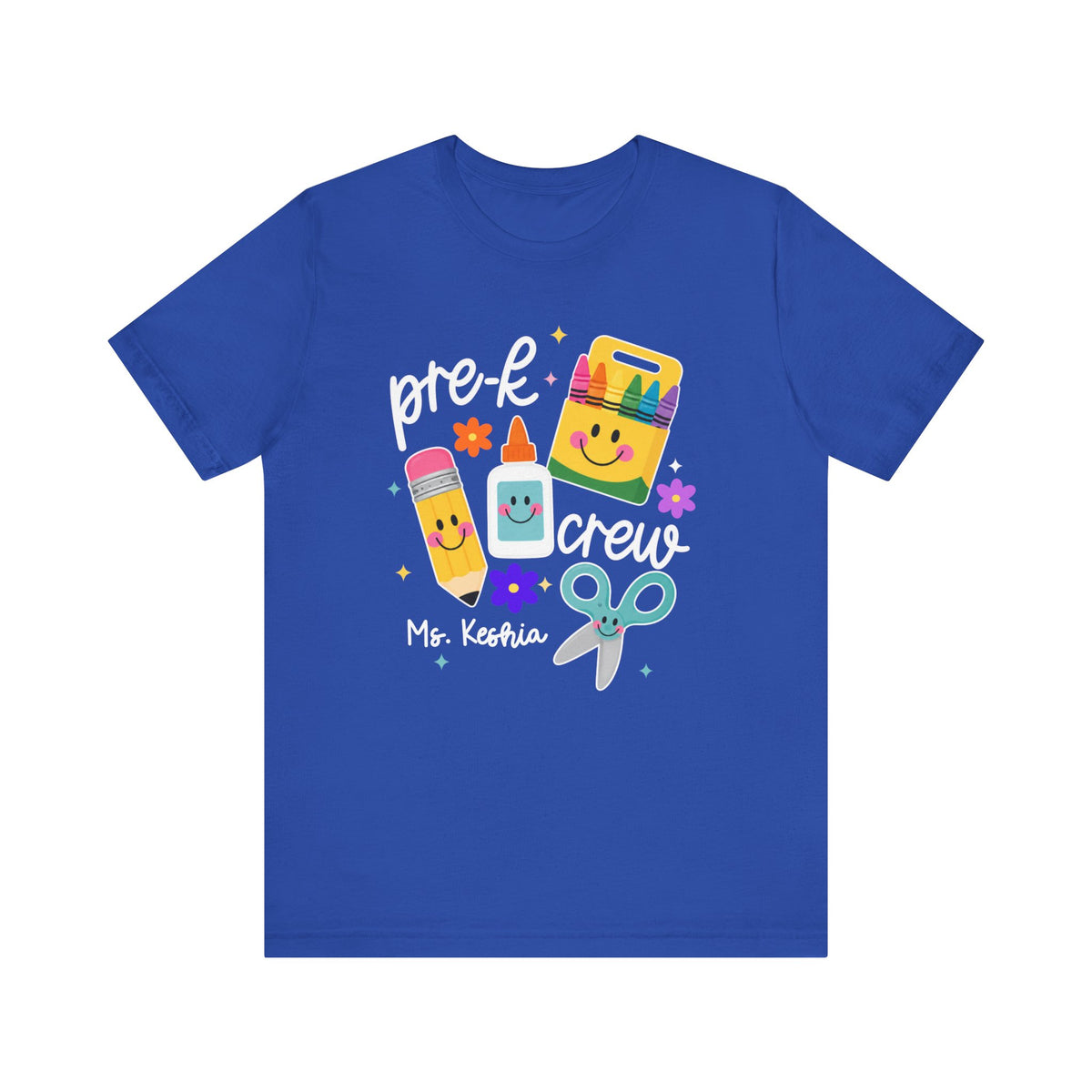 Personalized Pre-K Crew Teacher Shirt | Custom Teacher Name Tee