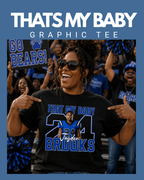 Personalized “That’s My Baby” Game Day Photo Shirt | Custom Player Name, Number & Team Colors
