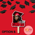 Personalized fan, custom handheld fan, Graduation fan, Senior fan, senior 2025 fan, personalized Graduation day fan, parents fan