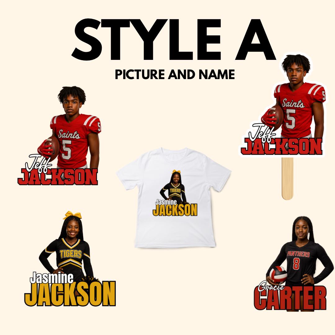 Custom Sports PNG | Game Day Digital Download | Senior Night | Team Spirit | Personalized Fan Sign | No Physical Item