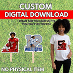 Custom Sports PNG | Game Day Digital Download | Senior Night | Team Spirit | Personalized Fan Sign | No Physical Item