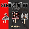Personalized fan, custom handheld fan, homecoming game fan, sports fan, senior night fan, personalized football fan, basketball game fan